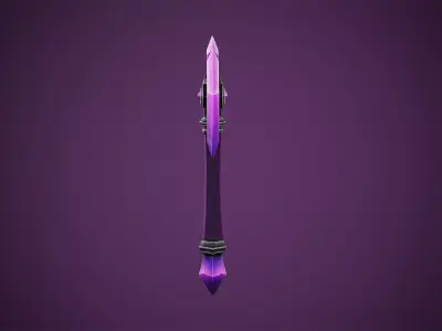 Magic Axe - Game Ready Weapon Low-poly 3D model