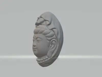 Bodhisattva Avalokitesvara Head 3D print model purchase