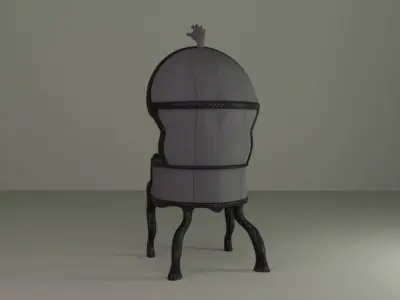 Gothic chair  3D model purchase