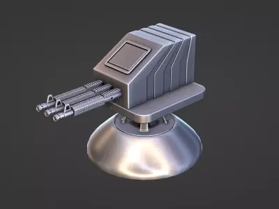 Hardsurface - Weapon 3D model