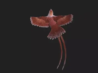 The Mockingbird four animated series Low-poly 3D model
