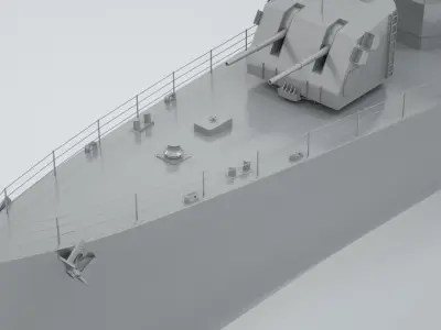 Robert H Smith Class Destroyer Minelayer 3D model