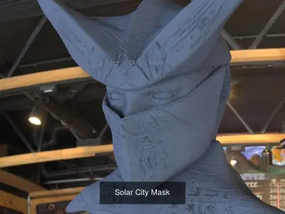 Sci-Fi Helmets Collection 3D Model Pack purchase