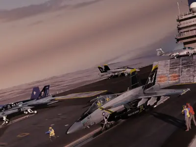 Aircraft carrier 76 Free 3D model