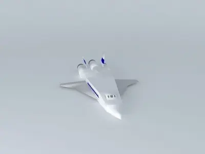 Spaceliner israeli jet plane Free 3D model