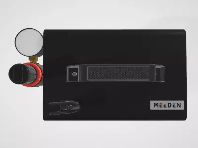 MEEDEN Airbrush Compressor for Model Painting Low-poly 3D model