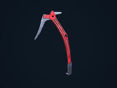 Climbing Axe Low-poly 3D model