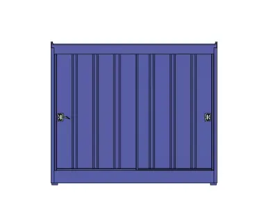 Model Railways Industrial  Large Oil Storage Cabinets for FDM 3D print model