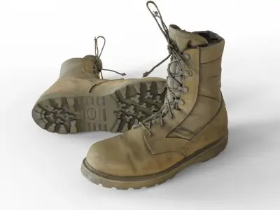 Air Force Combat Boot 3D model