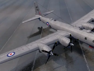 Boeing B-29 Superfortress 3D model by chipbasschao