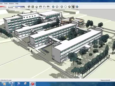 Sketchup Office building OFF5 Free 3D model