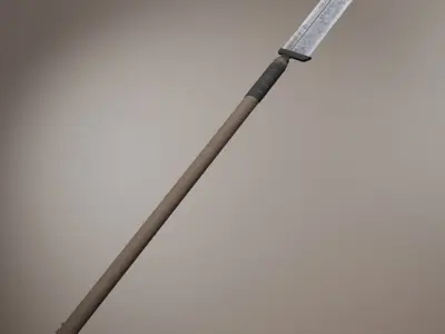 Inverted spear of heaven  3D model