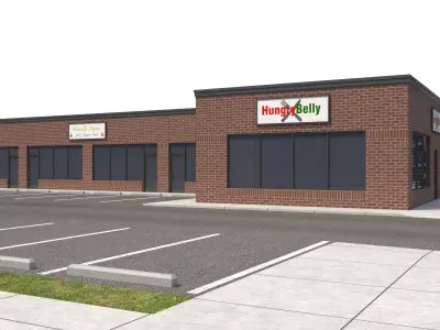 Retail-093 Retail Store 3D model
