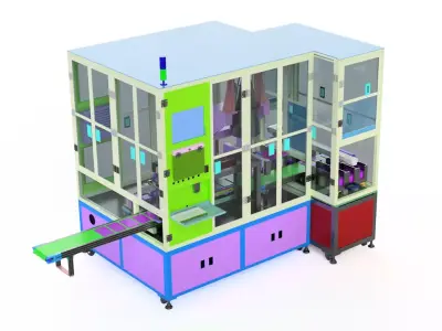 Battery Integrated Dimension Measurer 3D model