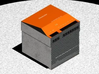 Weidmuller 250W Power supply Free 3D model