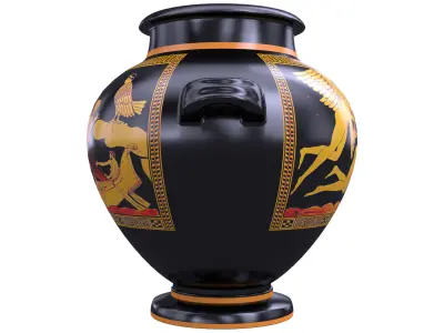 Stamnos- Ancient Greek Pottery 3D model