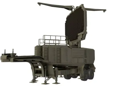  64N6E2 radar  3D model
