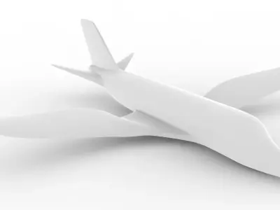 Aircraft 18 3D model
