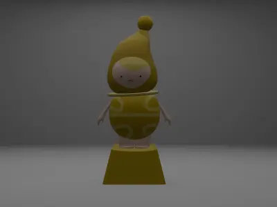 Brass bell 3D model