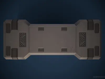 Sci-fi Chest  1 Low Poly Game Asset Low-poly 3D model