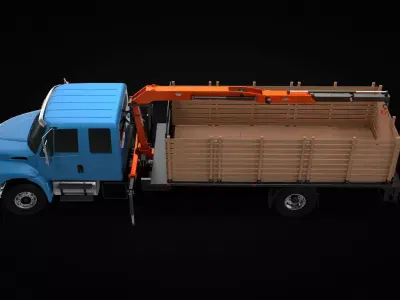 Durastar Self Loader Truck 3D model