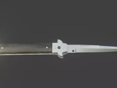 Stietto knife  Free low-poly 3D model