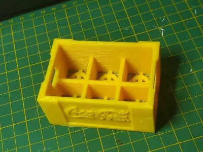 Hand Truck plus Bottle BOX - Mini Collectibles 3D print model