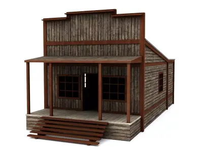 General Store Low-poly 3D model buy