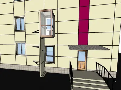 3d model of the elevator Free 3D model