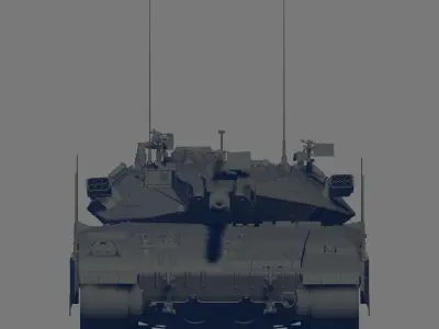 Merkava Mk 2D 3D model
