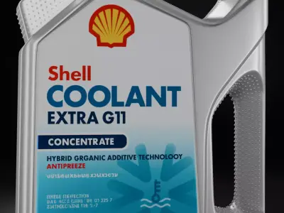 shell coolant  extra 3D model
