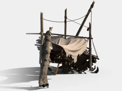 Shipwreck Camping 3D model