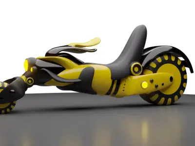  E-BUG Biker B - Bug Motor Bike 3D model