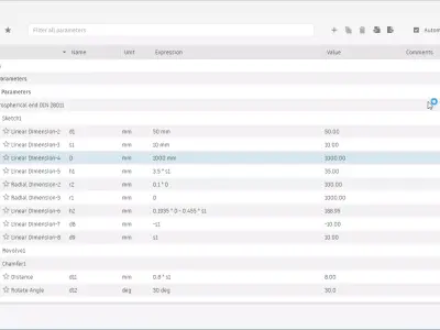 Torospherical dished end DIN28011 Free low-poly 3D model