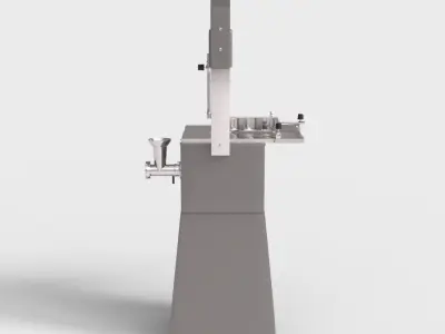 ELECTRIC MEAT CUTTING MACHINE Low-poly 3D model
