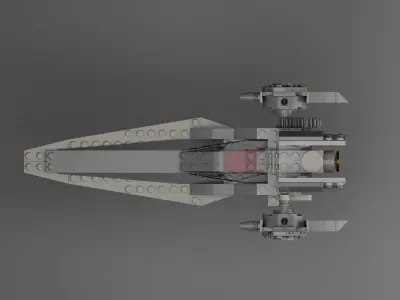 Imperial V-wing Starfighter 3D model
