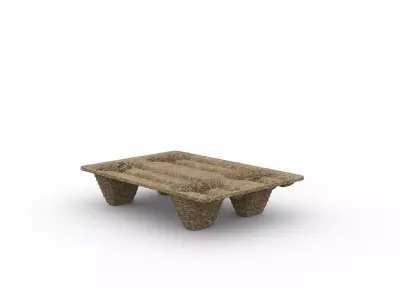 Display pallet  Low-poly 3D model