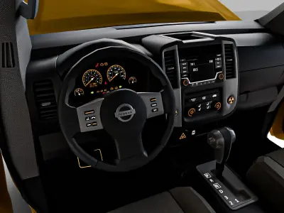 lowpoly  Nissan Frontier 2016 Free low-poly 3D model