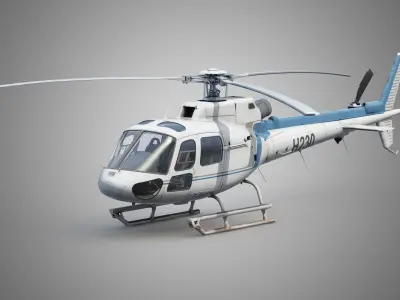 Eurocopter H125 Private 3D model