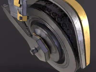 Lynx Robot Low-poly 3D model