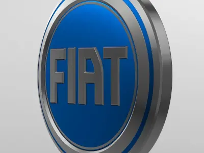 Fiat logo 3D model from CGTrader
