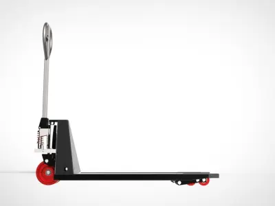 SMALL FORKLIFT TRUCK Low-poly 3D model