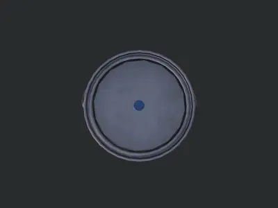 Paint Can Gallon Low-poly 3D model