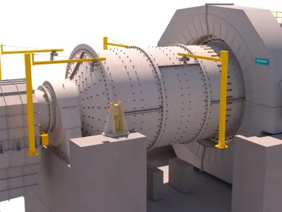 molino de bolas03 3D model