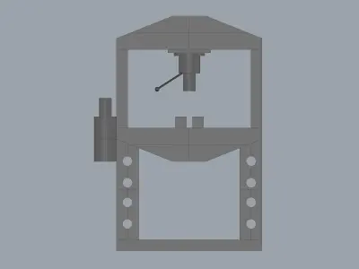 Hydraulic Press Machine 3D model