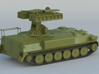 9K35 Strela-10 SA-13 Gopher 3D model