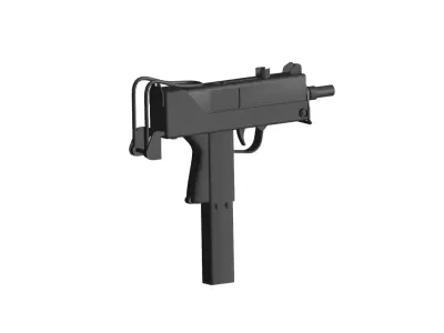 MAC-11 machine pistol 3D model purchase
