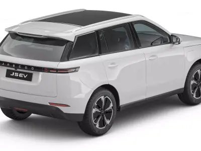 2026 Jaecoo J5 EV With Interior 3D model