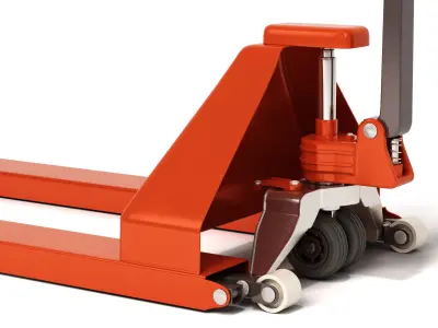 Manual pneumatic loader Low-poly 3D model