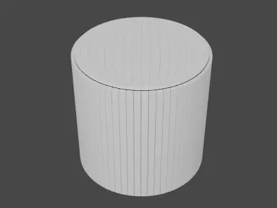 Hardsurface padding Cylinder  Free 3D print model